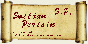 Smiljan Perišin vizit kartica